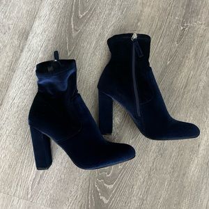 Velour Steve Madden Booties